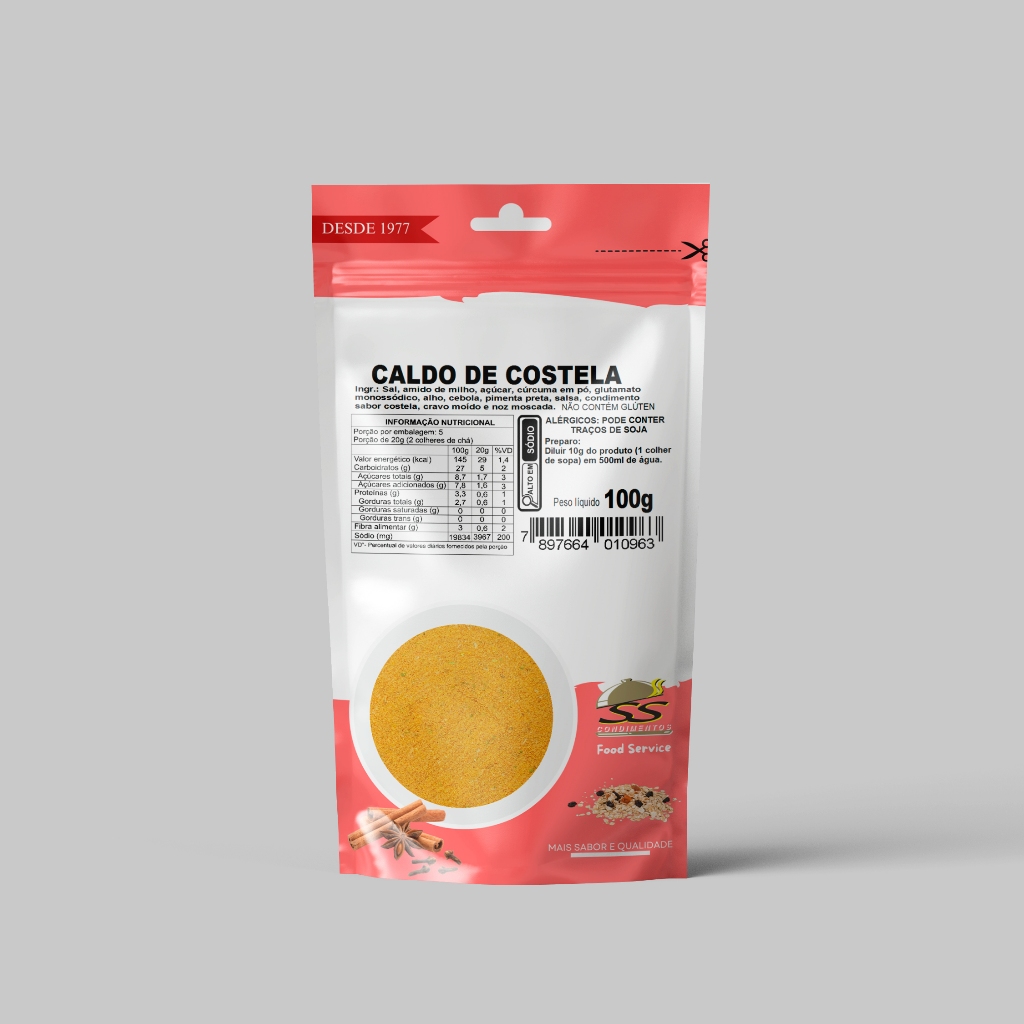 Caldo de Costela | 100g, 500g e 1Kg
