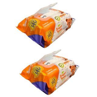Kit 280 Lenços umedecidos super baby Green - sem álcool em Oferta na Shopee
