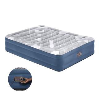 Colchão Inflável Elétrico Queen Tritech Fashion 300KG + Bomba Embutida 220V + Bolsa Bestway em Oferta na Shopee