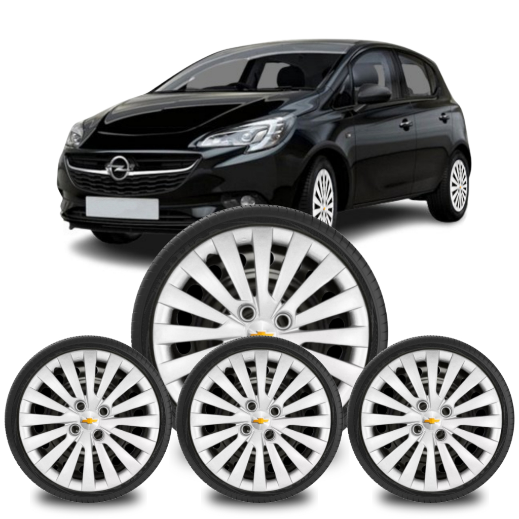 Calota Jogo Chevrolet Corsa Prisma Celta Aro 14 117cd