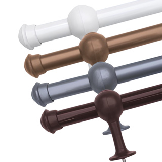 Kit Varão P/ Cortinas 3,00 Metros 28mm (Grosso) - Várias Cores em Oferta na Shopee