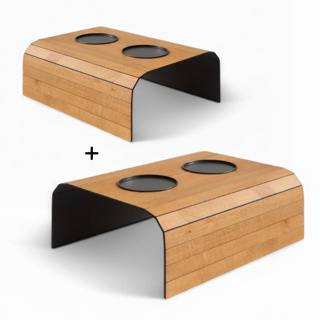 Bandejas De Sofá Kit 2 Unidades Porta Copos Decoração Moderna em Oferta na Shopee