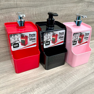 Porta Detergente Pia Dispenser Organizador Porta Esponja Slim em Oferta na Shopee