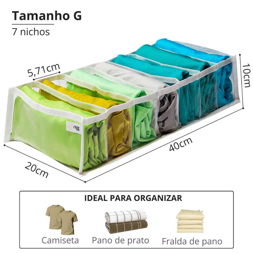 kit 5 unidades de colmeias para camisetas com viés branco