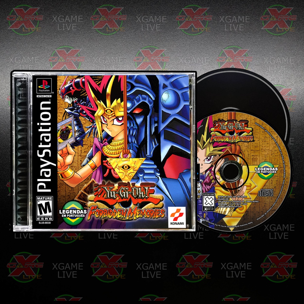 CD GAME - Yugioh Português - Mídia Preta - Repro Ps1 / Play 1 By XGAMELIVE