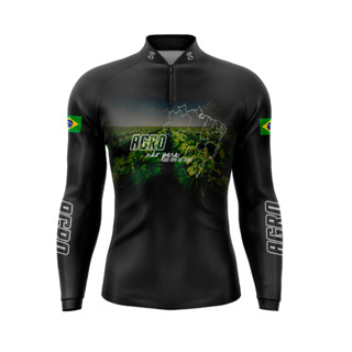 Camisa Camiseta Agro Masculina Agropecuária AgroNãoPara Proteção Solar Uv+50 GLL96 em Oferta na Shopee