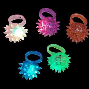 Kit Anel Pisca Led Luminoso para Festa Carnaval