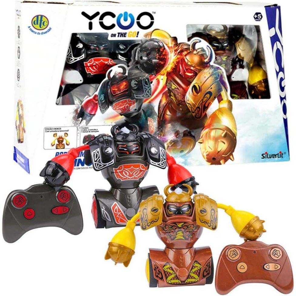 Robo Kombat Vikings Robô De Batalha Silverlit DTC 5221