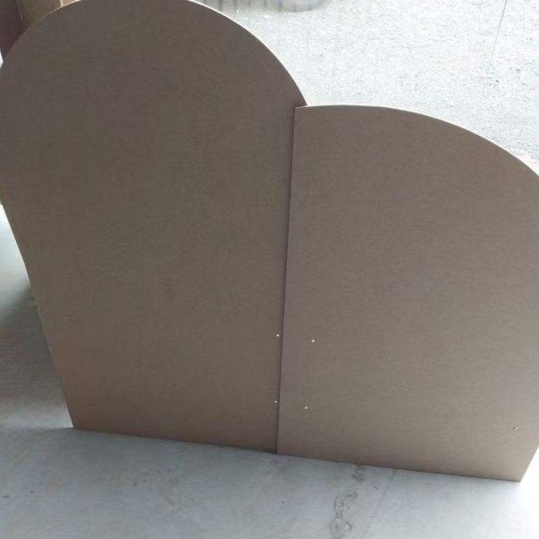kit painel romano com duas peças 1 picolé + 1 lua, picolé de 1mm x 60 e lua 85 X 60 em mdf cru idel para decoração