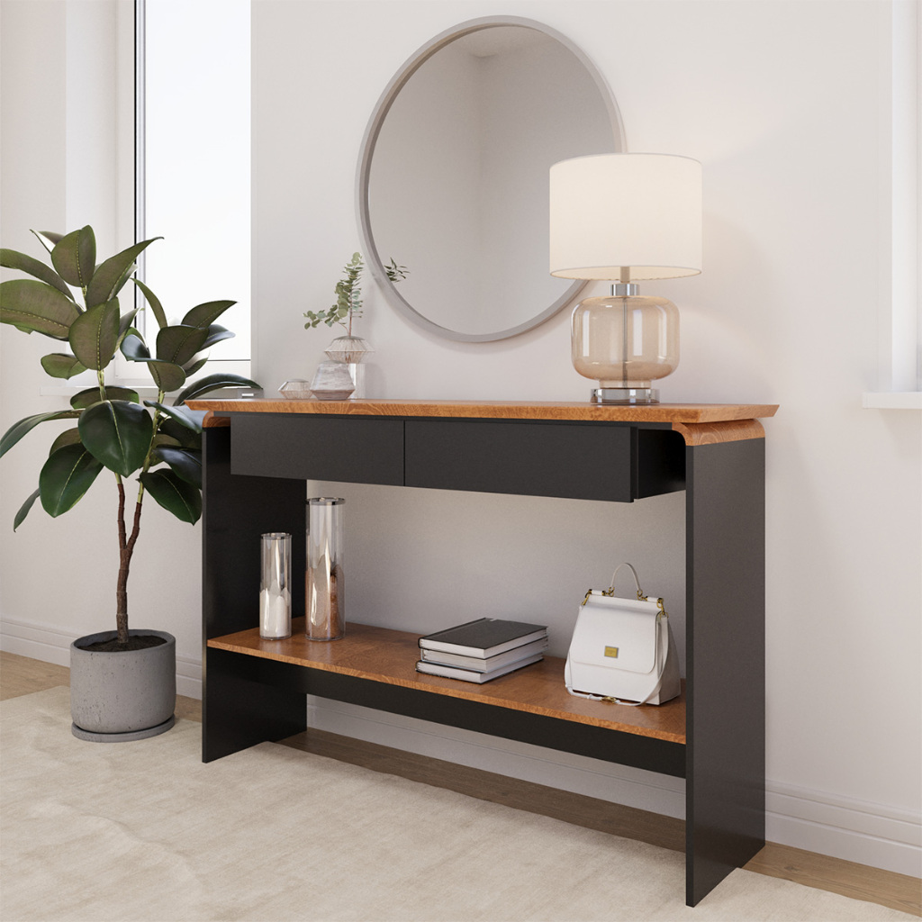 Aparador Buffet Charles com 2 Gavetas 136 cm em Oferta na Shopee