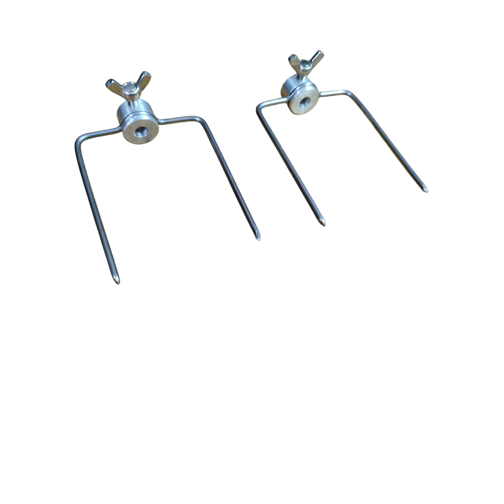 Garras curtas para espeto giratório