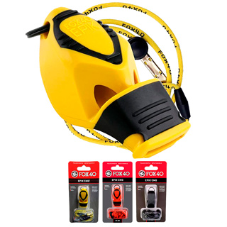 Apito Fox 40 Epik Cmg C/ Prot. Silicone Profissional 115 Db em Oferta na Shopee