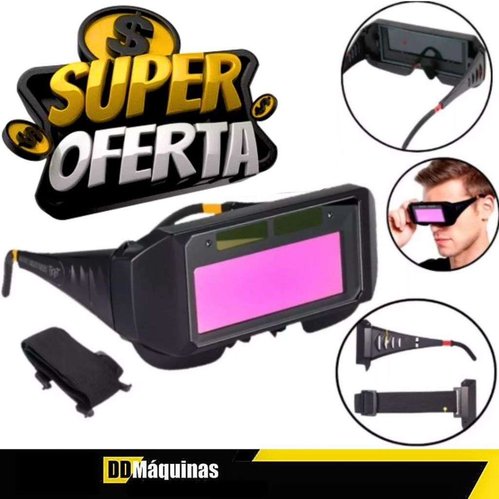 Óculos de Solda com Escurecimento Automático - Fasterr