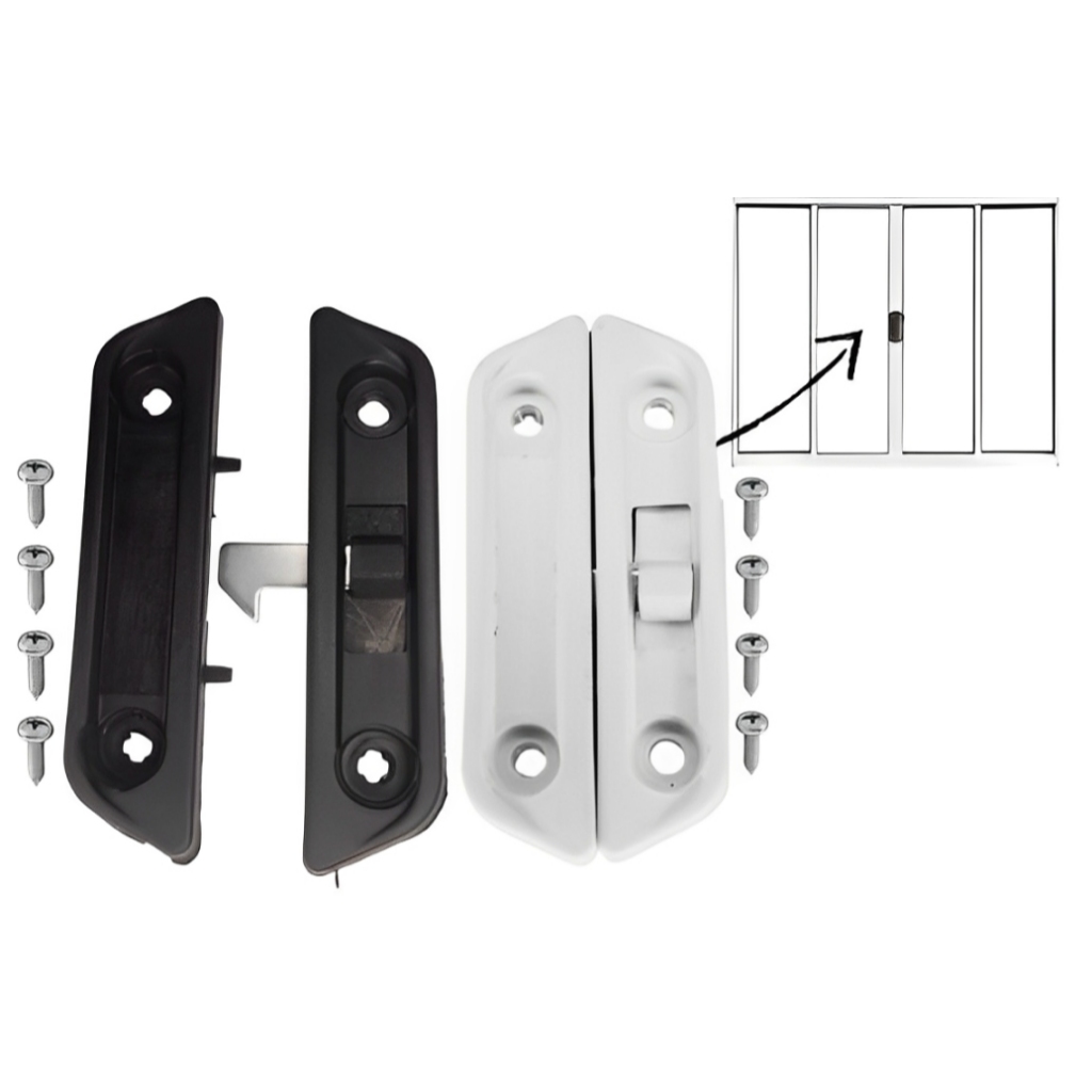 Fecho Central Janela Deposito Vitro Alumínio L14 16 Sobrepor 6cm