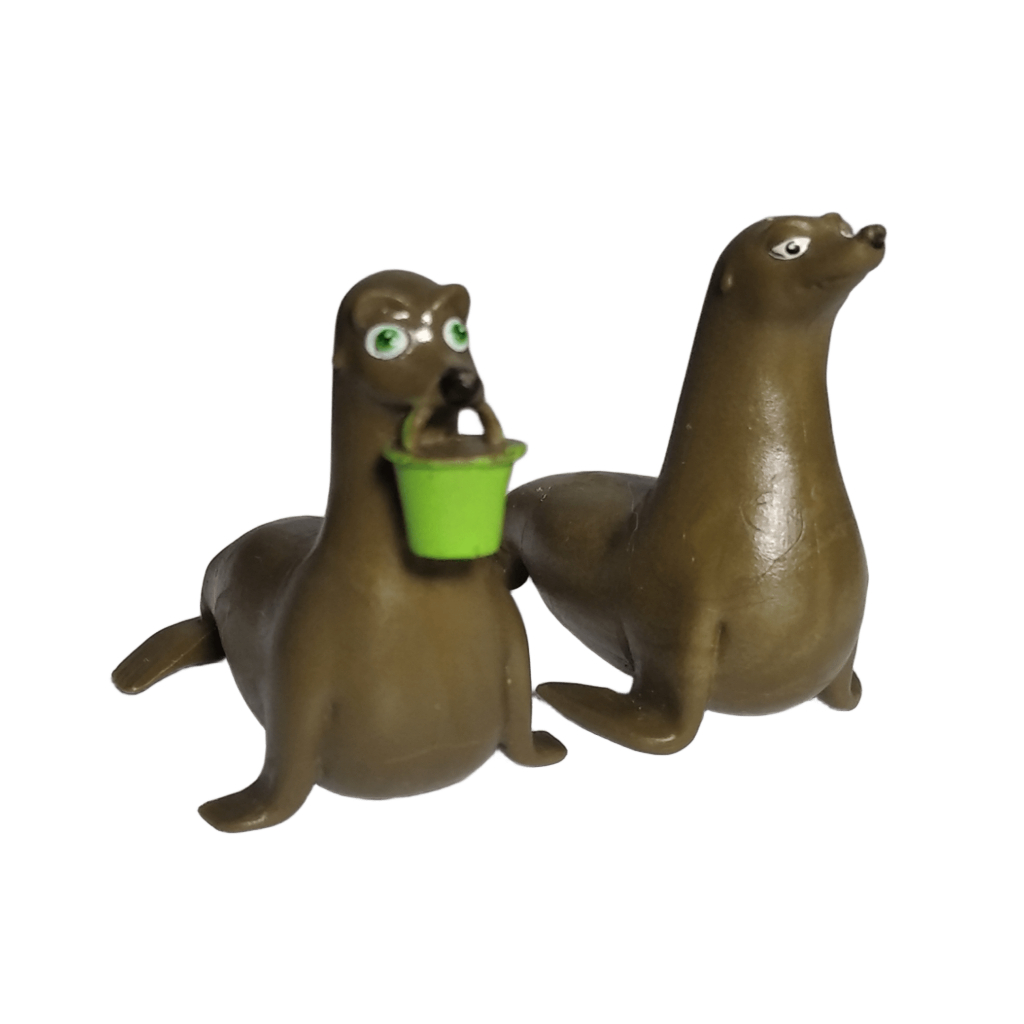 Miniatura Disney  foca Gerald do Procurando Dory   ( 2 focas ) 5cm