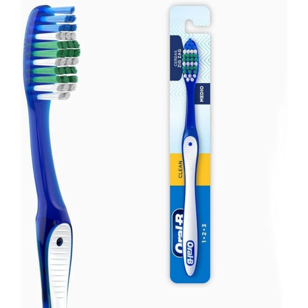 Escova Dental Oral B 1.2.3 Limpeza Brilhante Com 1 Unidade - Health