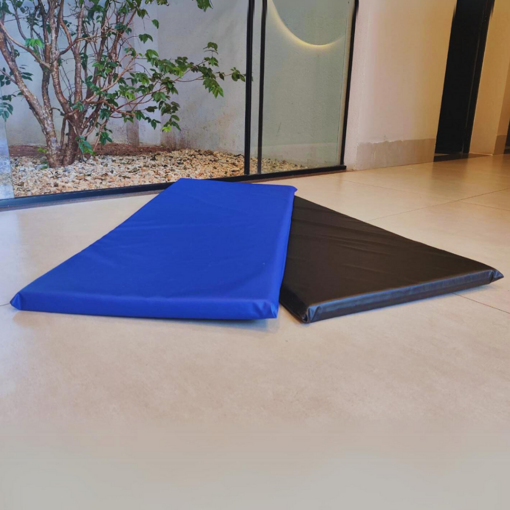 Kit 10 Colchonete Academia Premium 90x40x3 cm Espuma Macia D23 Impermeável Fit Mat Yoga Pilates