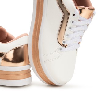 Tênis Casual Plataforma  Feminino DK Shoes Sola Alta