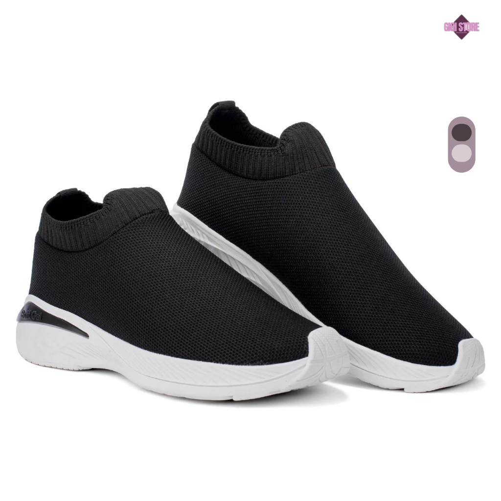 Tênis Meia Slip Calce Facil Feminino e Masculino Leve Macio- PRONTA ENTREGA | ENTREGA RÁPIDA em Oferta na Shopee