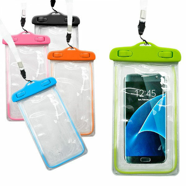 KIT 5 UNIDADE Capa de Celular impermeável- Capa Aquática- Proteção Impermeável- Capa A prova d'água Mergulhos Aquáticas,