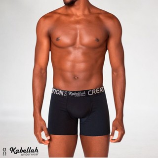 Cueca Boxer Adulto Lisa com Elástico Bordado Confortável Box Masculina Forro em Algodão