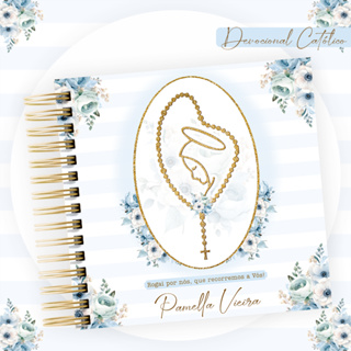 Devocional Católico personalizado com 248 páginas em Oferta na Shopee