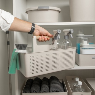 Kit Organizador de Lavanderia Multiuso Lavanderia Balde Com Alça Madeira De Estante em Oferta na Shopee