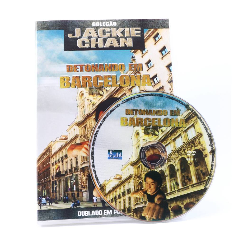 DVD Detonando Em Barcelona Com Jackie Chan