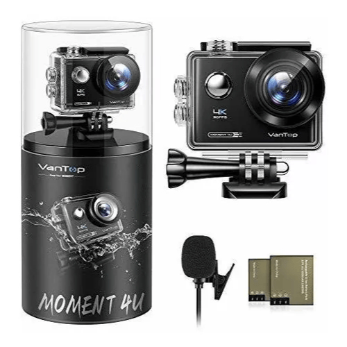 Câmera subaquática colorida padrão Vantop Momento 4u 4k