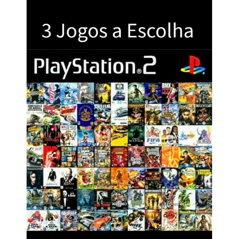 Kit 3 Jogos de Ps2 a escolha - Play 2