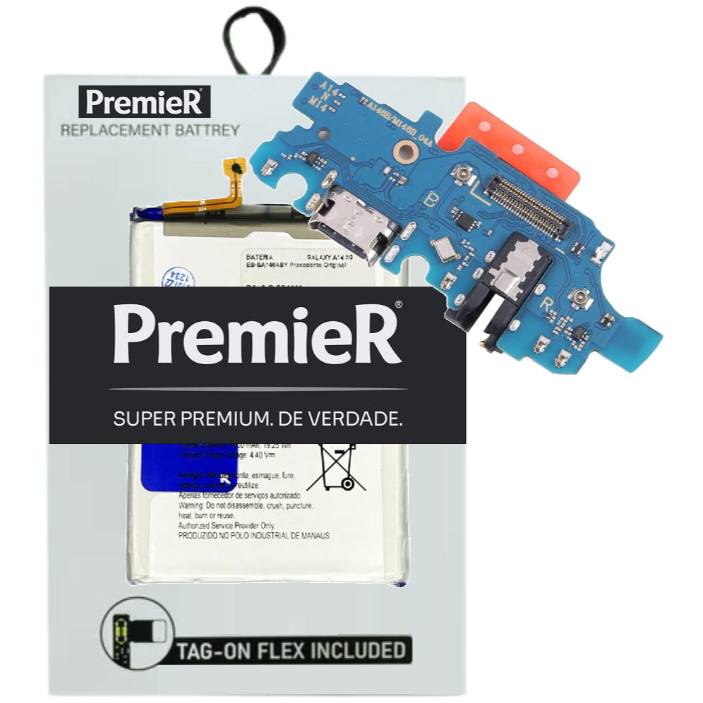 Battria Alta Capacidade Compatível Galaxy A14 5g A146m + Placa Carga Rápida + 1 Ano Garantia!