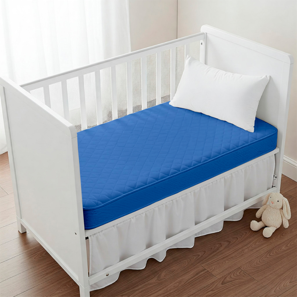 Protetor para Mini Berço Infantil Lençol Impermeável Matelado Com Toque Silencioso