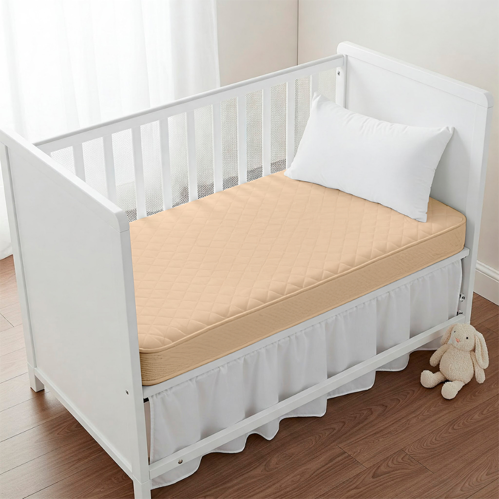 Protetor para Berço Padrão Americano Infantil Lençol Impermeável Matelado Com Toque Silencioso