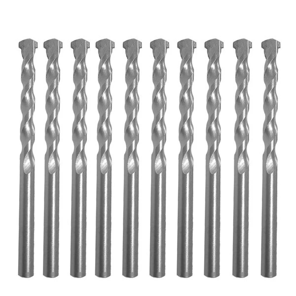 Broca Videa 06mm X 100mm - 10 Peças Para Parede Concreto Alvenaria Furadeira Resistente Fura Fácil - Home & Living