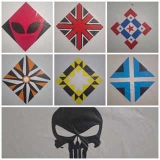 Plástico para Pipas Estampas Variadas - 50x50, 1kg: Papagaio, Raia, Veloster, Quadrado e Baratão em Oferta na Shopee