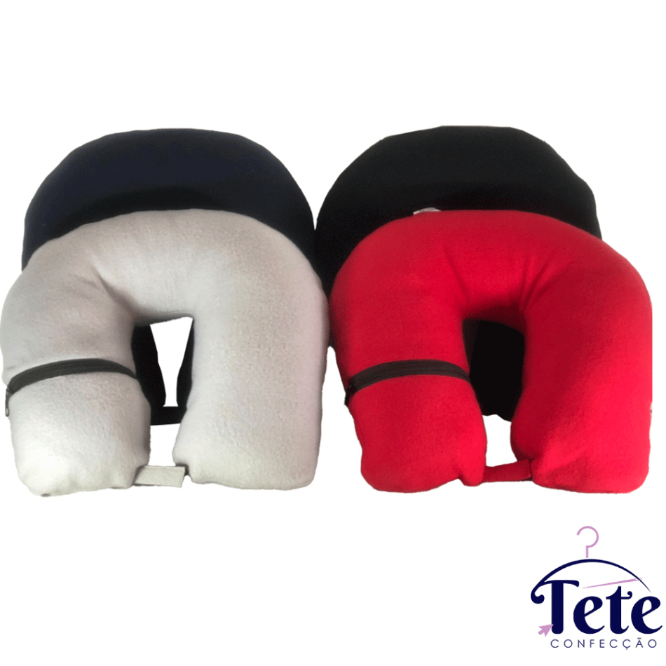 Almofada Encosto Descanço De Pescoço Para Viagem Adulto E Criança