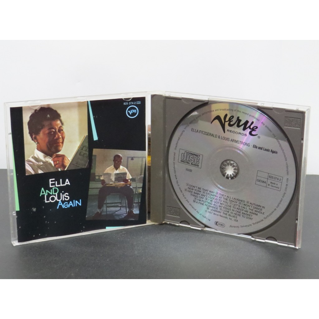 CD ELLA FITZGERALD & LOUIS ARMSTRONG: ELLA & LOUIS AGAIN - IMPORTADO