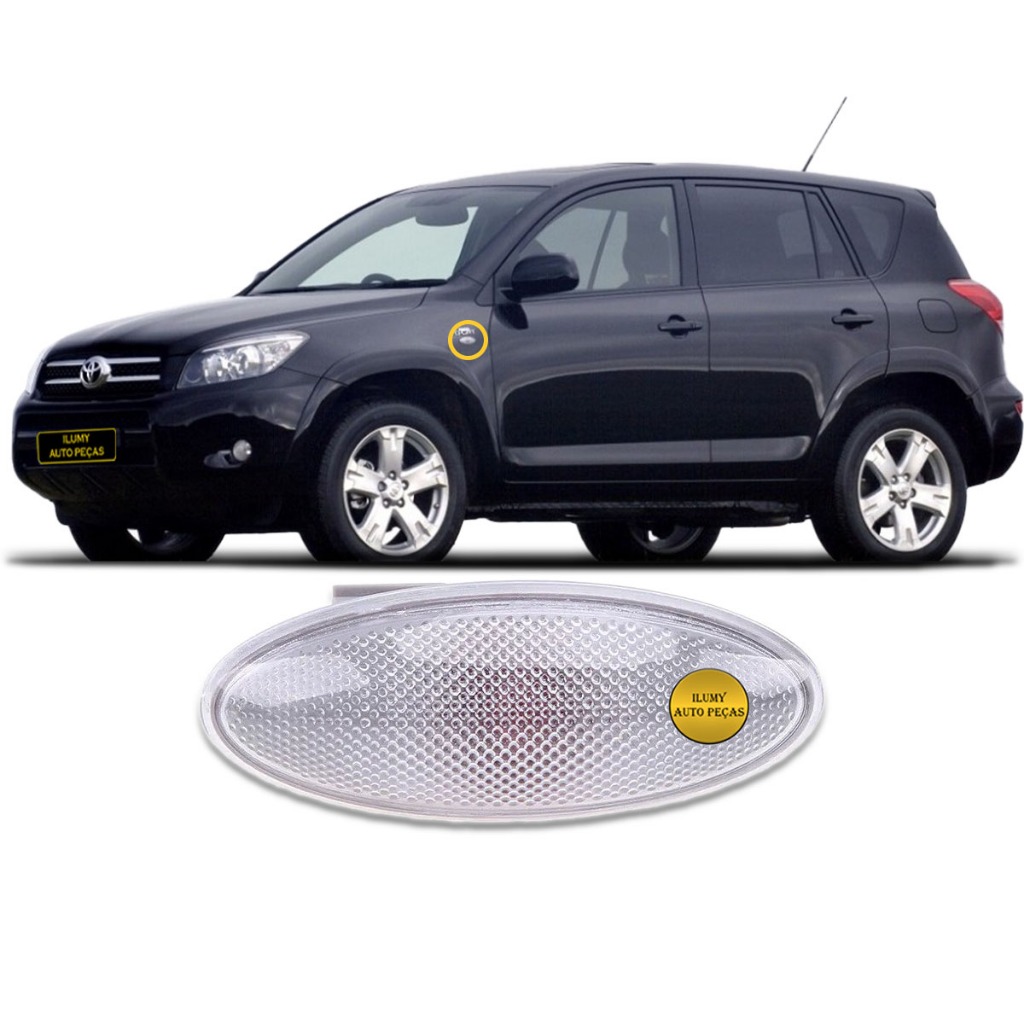 Pisca Seta Lateral Paralama Toyota Rav4 2006 2007 2008 2009 2010 2011 2012 Completo