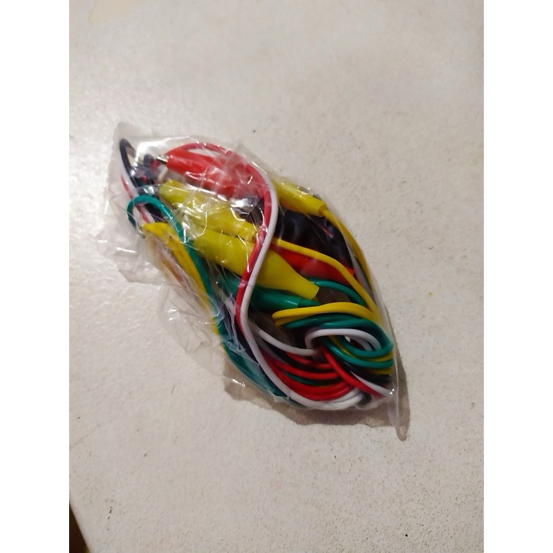 Kit De 50 Cabos Com Garra Jacaré Eletrônica Arduino