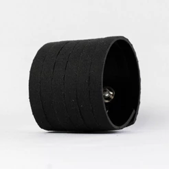 Bracelete RockPulse De Couro Vazado Unissex - Estilo Punk Rock