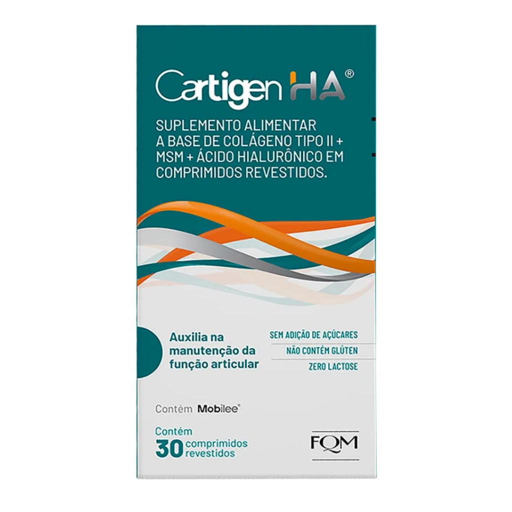 Cartigen HA Colageno tipo ll com 30 comprimidos em Oferta na Shopee