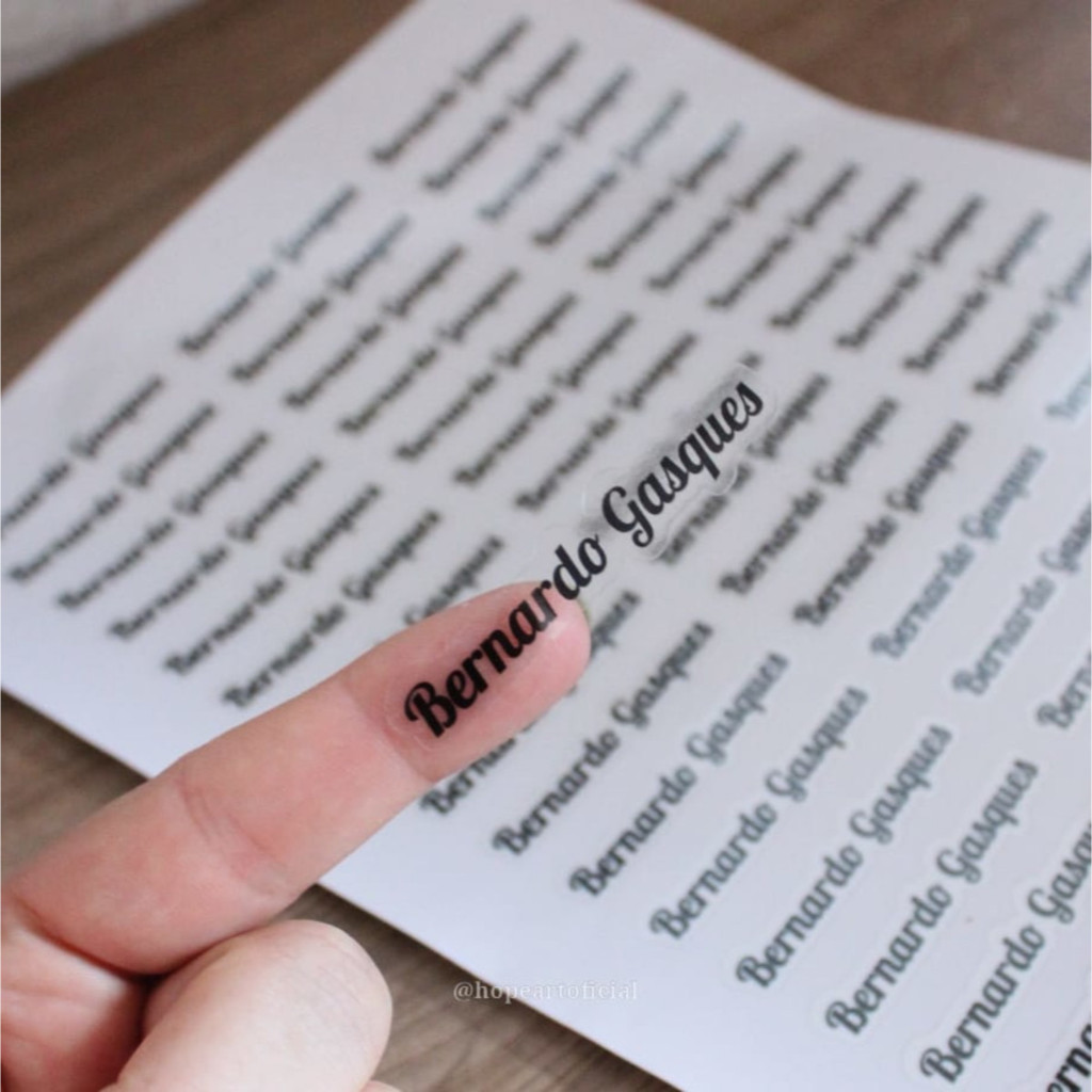 150 Etiquetas Adesivas Escolar Lápis TRANSPARENTE em Oferta na Shopee