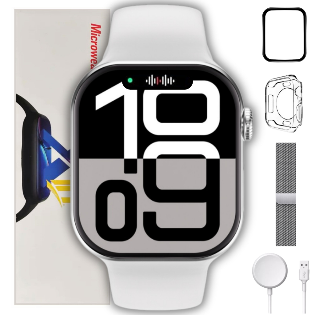 Relogio Smartwatch Microwear S10 - ChatGpt Nfc GPS Ip68 Bluetooth + Brindes Masculino Feminino