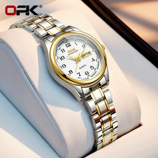 OPK Relógio Feminino Relogio A Prova D água Luxo Orient Original De Aço Inoxidável Quartzo 8110 em Oferta na Shopee