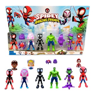 Bonecos Spidey E Seus Amigos Espetaculares Kit 6 Bonecos Heróis Nf Desenho Spider Lançamento 2025 em Oferta na Shopee