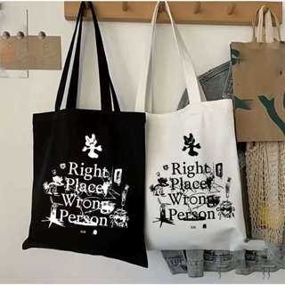 Ecobag Totebag Kim Nam joon Right Place Wrong People em Oferta na Shopee