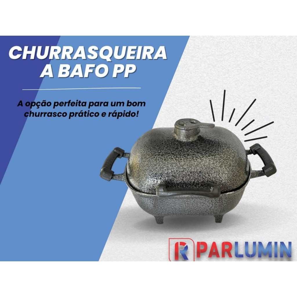 Churrasqueira A Bafo Com Grelha Alumínio Craqueado Bafinho