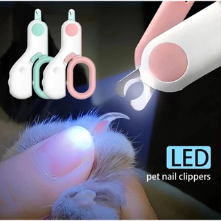 Cortador De Unhas Profissional Para Animais De Estimação , Luz LED , Garra , Tesoura Gatos , Cães Pequenos , Acessórios em Oferta na Shopee