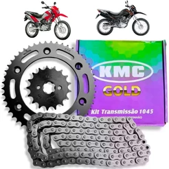 Kit Relação Kmc Gold Nxr Bros 150 2009 A 2014 Com Retentor