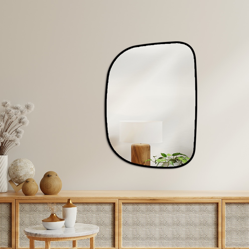 Espelho Flow Organico GRANDE Ideal para salas, quartos, banheiros e halls em Oferta na Shopee